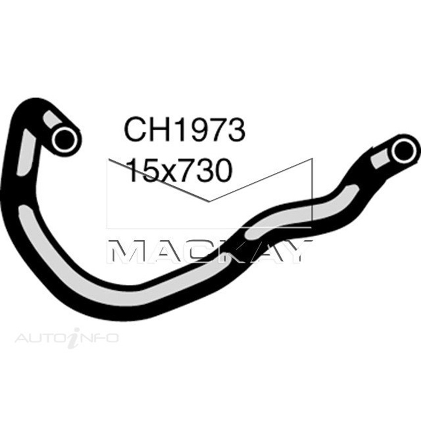 Mackay Heater Hose For Toyota Camry VDV10R 3.0L V6 Petrol Manual & Auto  CH1973