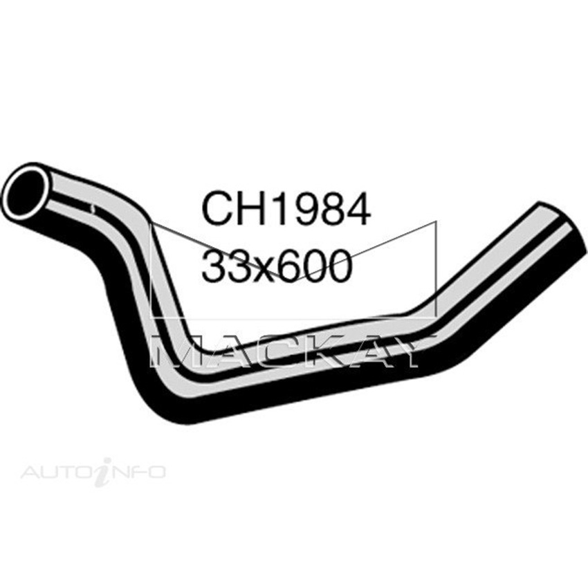 Mackay CH1984 Radiator Lower Hose For Mitsubishi Triton MJ 3.0L V6 Ptl Man&Auto