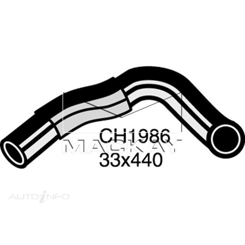  CH1986 Radiator Lower Hose For Mitsubishi Pajero NG 2.5L I4 IC Turbo Dslan