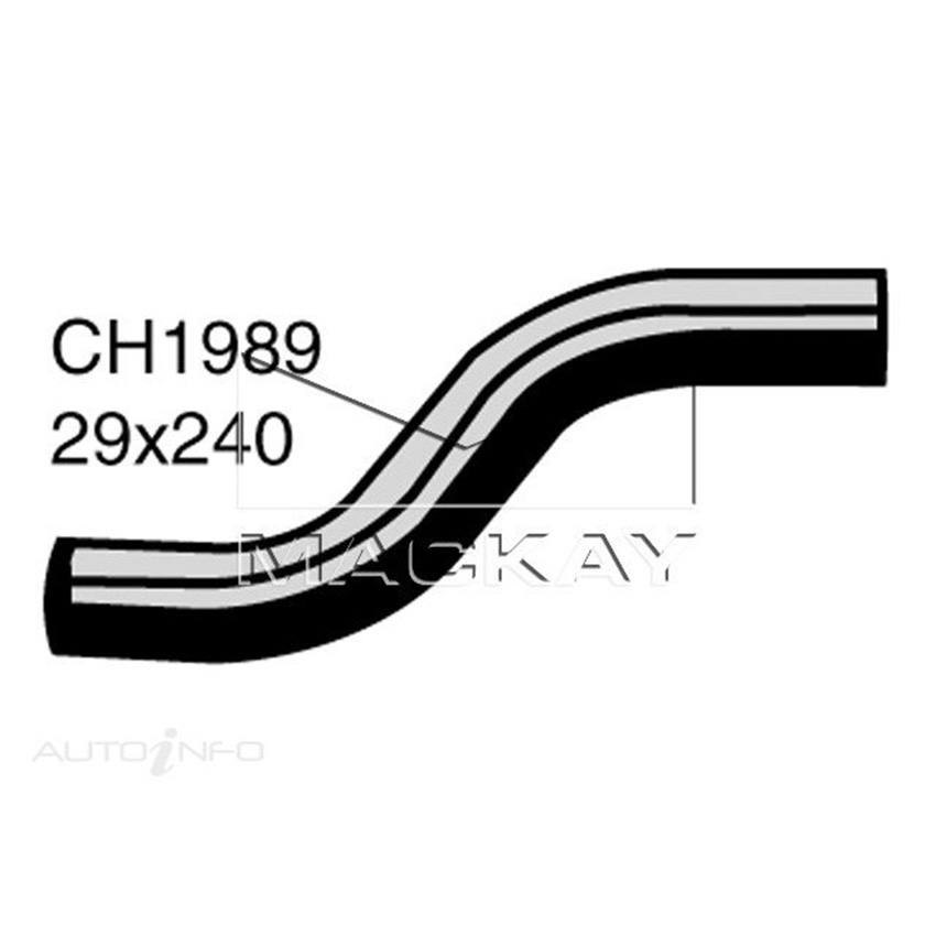 Mackay Radiator Top Hose For Holden Jackaroo L1 2.6L I4 Petrol Manual / Auto