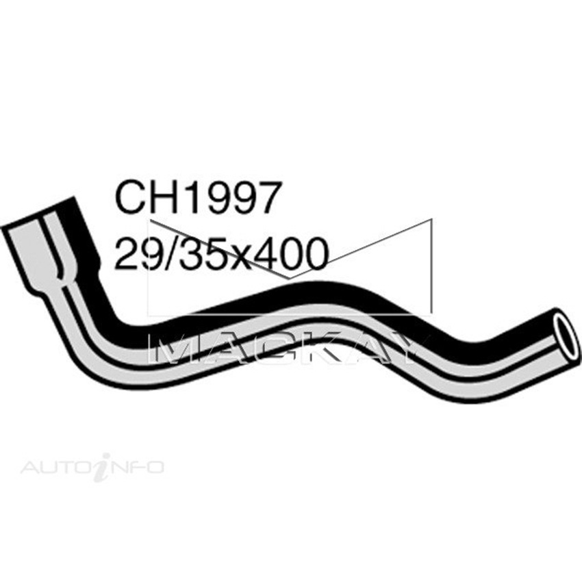 Mackay Radiator Upper Hose For Holden Jackaroo L2 L5 3.1L Turbo Diesel Man/Auto