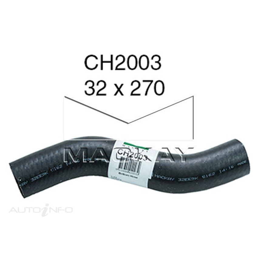 Mackay CH2003 Radiator Lower Hose For Toyota Hilux RN85R 2.4L I4 Petrol Manual
