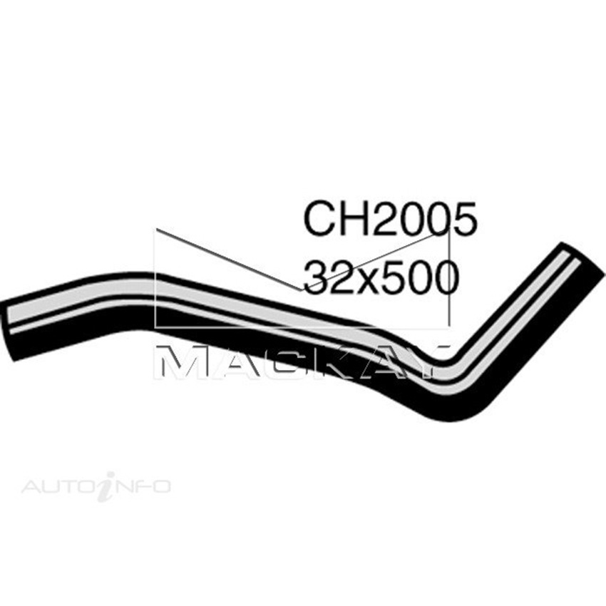 Mackay CH2005 Radiator Upper Hose For Toyota Townace YR39R 2.0L I4 Ptl Man&Auto