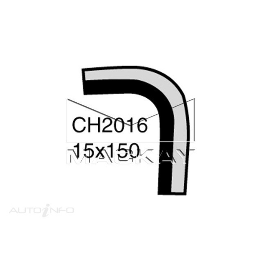 CH2016 Heater Hose for Toyota Corolla AE94R 1.6L I4 Petrol Manual & Auto Mackay