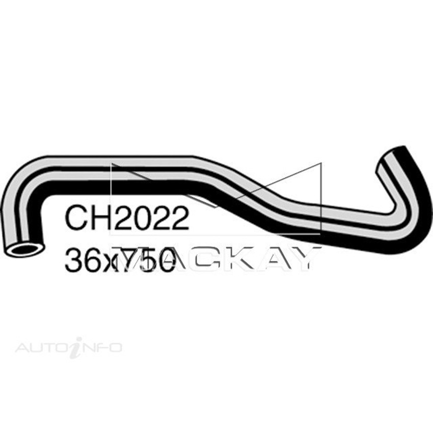 Mackay CH2022 Radiator Lower Hose For Toyota Tarago TCR10R 2.4L I4 Ptl Man&Auto