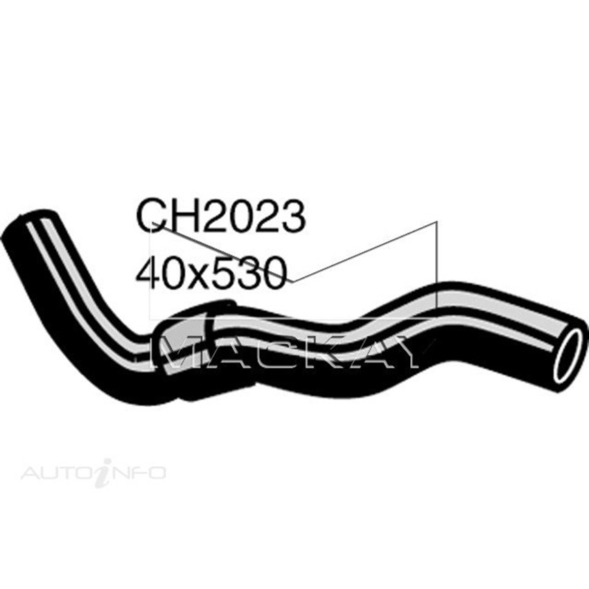 Mackay Radiator Lower Hose For Toyota LandCruiser FZJ75R 4.5L Petrol Man & Auto