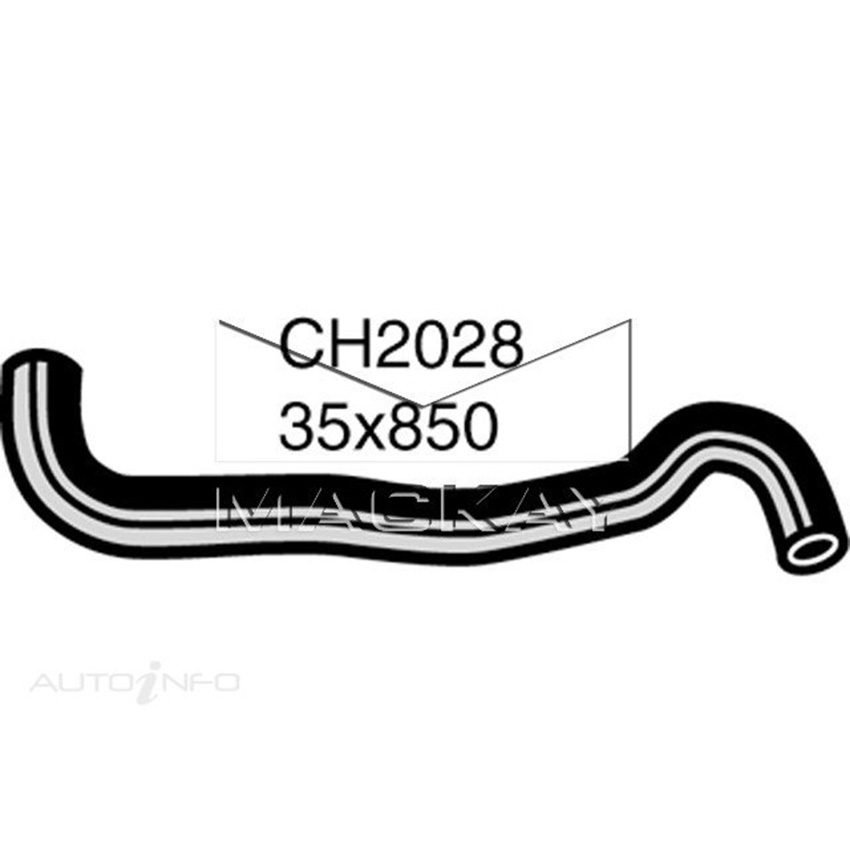 Mackay CH2028 Radiator Lower Hose For Toyota Tarago TCR10R 2.4L I4 Ptl Man&Auto