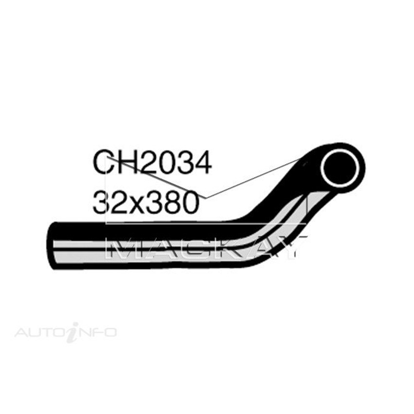 Mackay CH2034 Radiator Lower Hose For Toyota Hiace YH61R 2.0L I4 Ptl Man&Auto