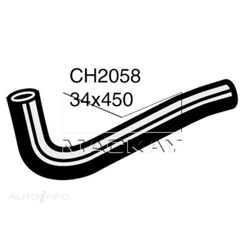 Mackay Radiator Upper Hose For Nissan Navara D21 2.4L Petrol Man & Auto CH2058
