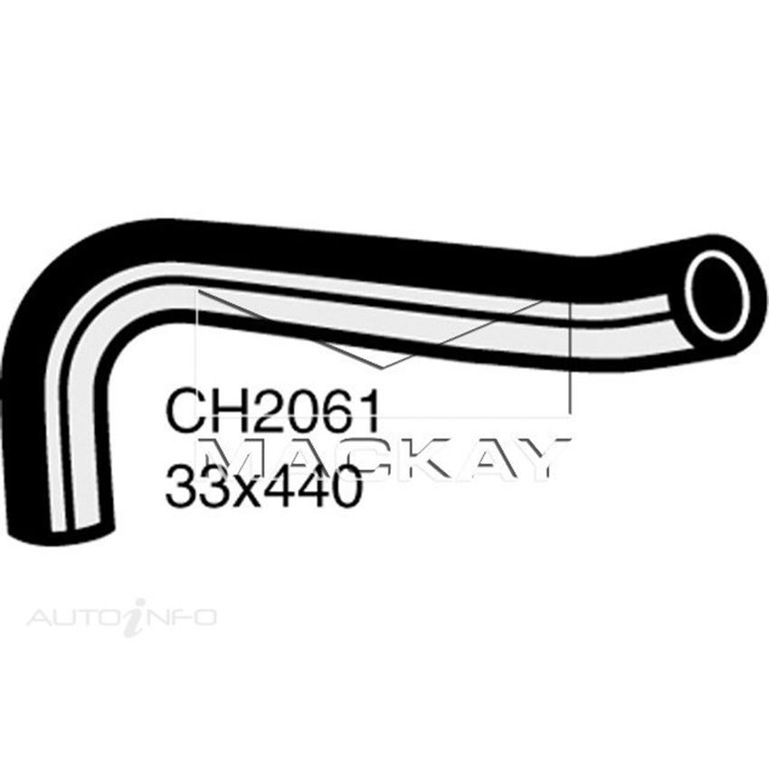 Mackay Radiator Upper Hose For Nissan Navara D21 2.4L Petrol Man & Auto CH2061