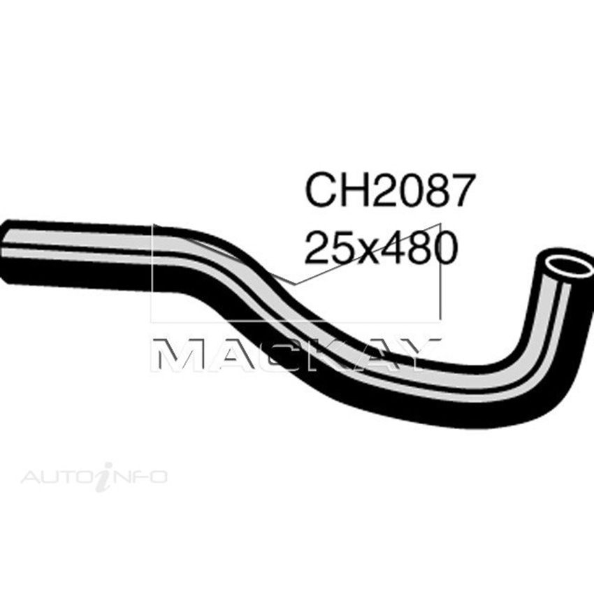 Mackay CH2087 Radiator Upper Hose For Honda CRX EF 1.6L I4 Petrol Manual/Auto