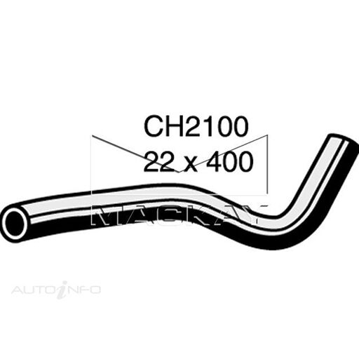 Mackay Radiator Lower Hose For Daihatsu Charade TS, CXT G100S 1.0L CB, CBT