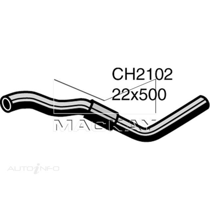 Mackay Radiator Upper Hose For Daihatsu Charade . 1.0L I3 Petrol Manual/Auto