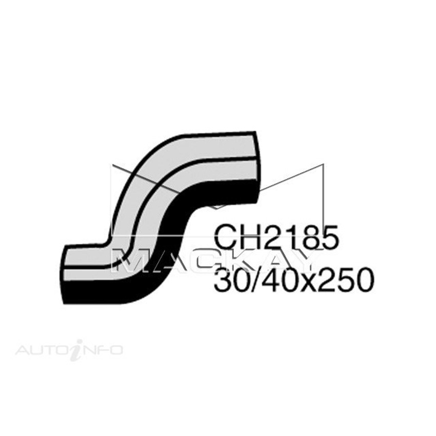 Mackay CH2185 Radiator Lower Hose For Holden Barina SB 1.4L I4 Ptl Manual/Auto
