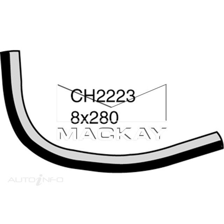 Mackay Engine By Pass Hose For Toyota Camry MCV20R 3.0L V6 Petrol Manual & Auto