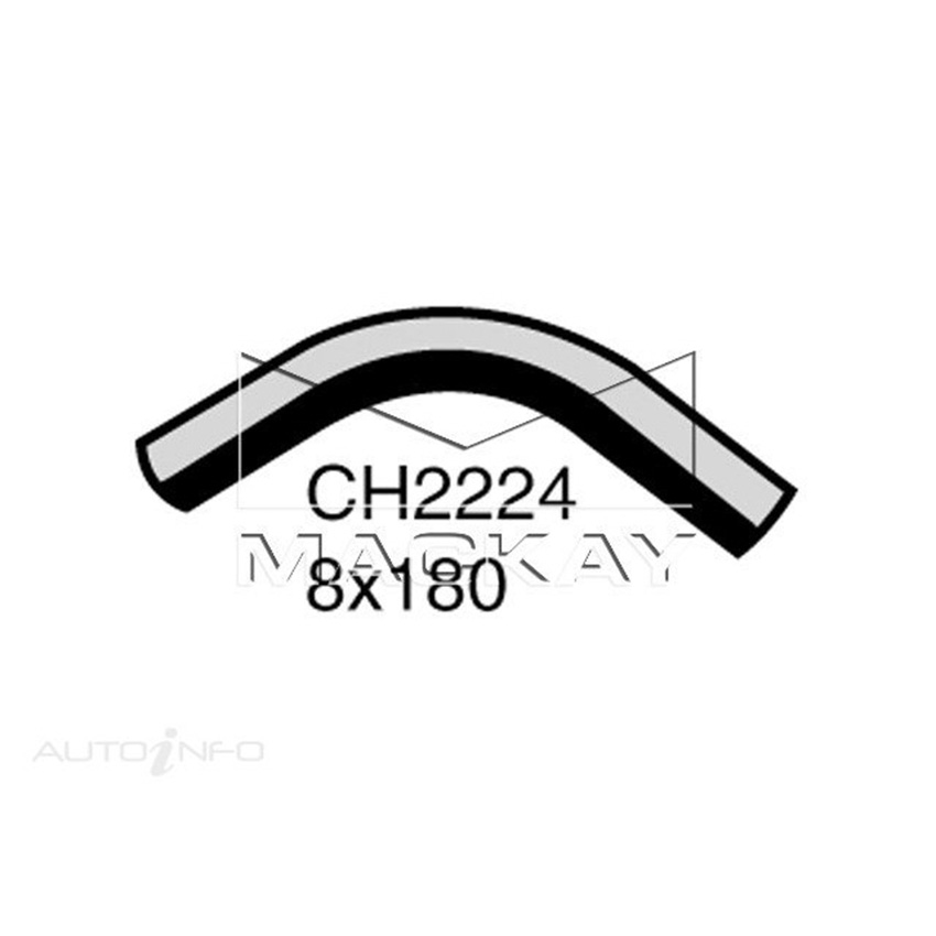 Mackay Engine By Pass Hose For Toyota Camry MCV20R 3.0L V6 Petrol Manual & Auto