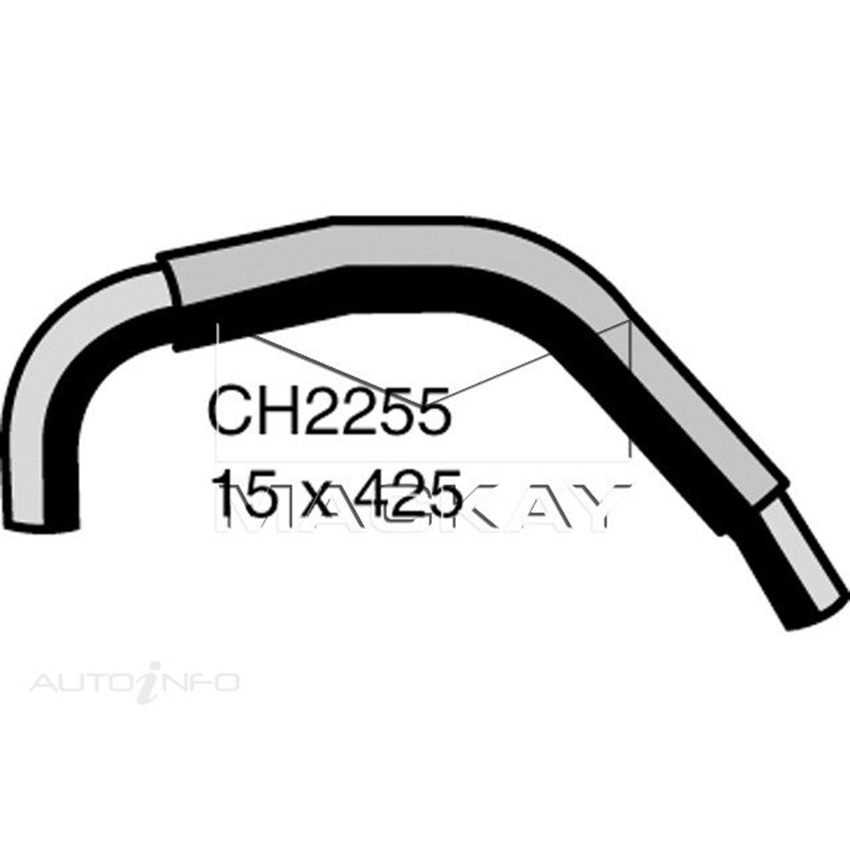 CH2255 Heater Hose For Ford Courier PD 2.5L I4 Diesel Manual & Auto Mackay