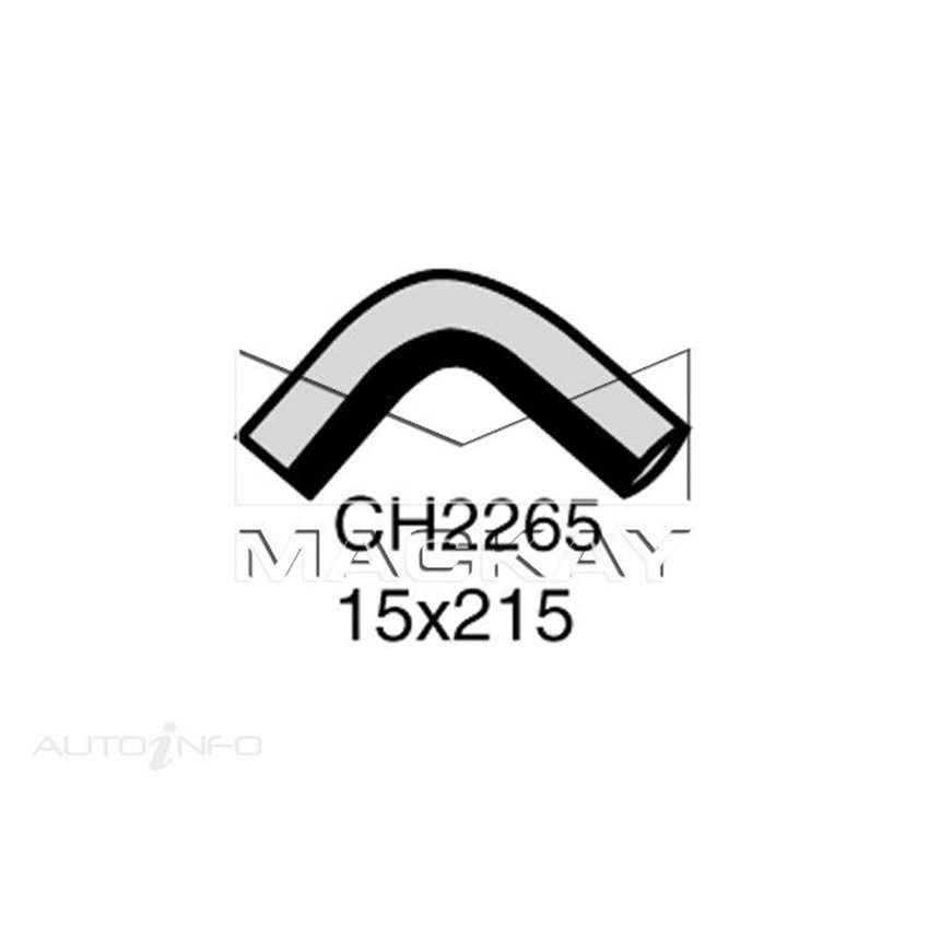 Mackay Heater Hose For Toyota Corolla AE101R 1.6L Petrol Manual & Auto  CH2265