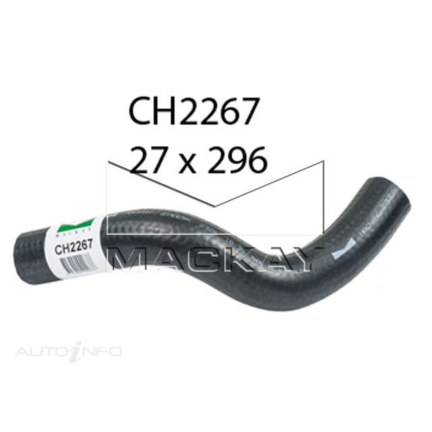 Mackay CH2267 Radiator Upper Hose For Ford Festiva WD WF 1.3L I4 Ptl Man&Auto