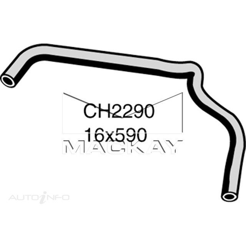 Mackay Heater Hose For Nissan Patrol GU 2.8L Turbo Diesel Manual & Auto CH2290