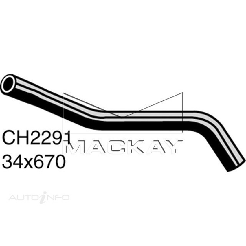 Mackay Radiator Upper Hose For Nissan Patrol GU 2.8L Turbo Dieselan&Auto CH2291