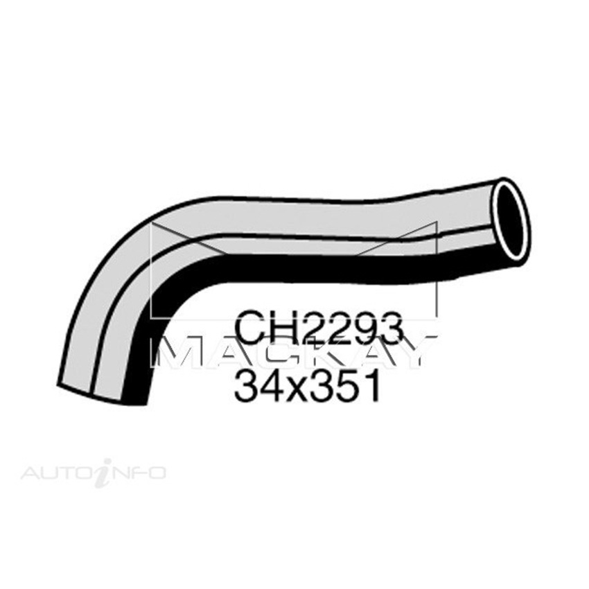 Mackay Radiator Upper Hose For Nissan Patrol GQ 2.8L Turbo Dieselan&Auto CH2293