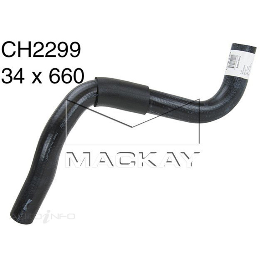 Mackay CH2299 Radiator Lower Hose For Mitsubishi Magna TF 3.0L V6 Ptl Man&Auto