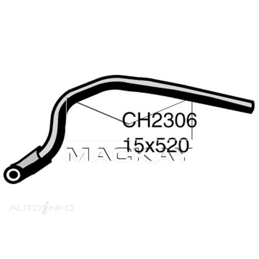 Mackay Heater Hose For Nissan Patrol GU 2.8L Turbo Diesel Manual & Auto CH2306