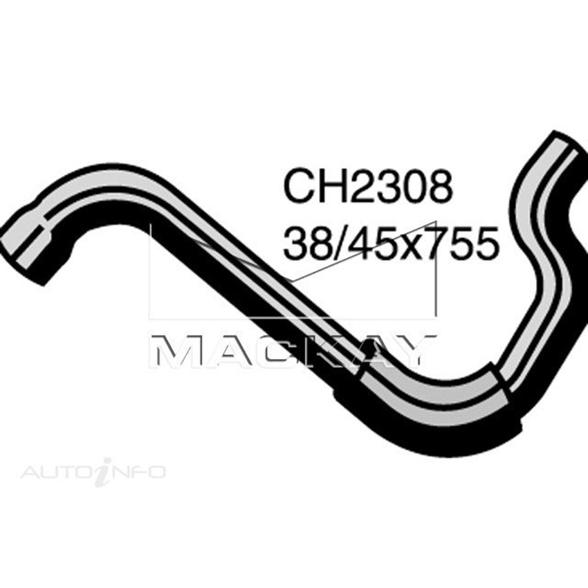 Mackay Radiator Upper Hose For Ford F100 . 4.9L V8 Petrol Manual & Auto CH2308