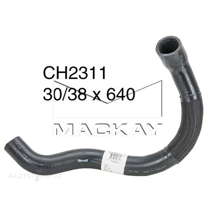 Mackay CH2311 Radiator Upper Hose For Jeep Cherokee XJ 4.0L I6 Ptl Manual/Auto