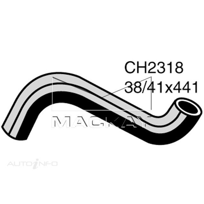  CH2318 Radiator Upper Hose For Mercedes Benz 350SL R107 3.5L V8 Ptl Manual