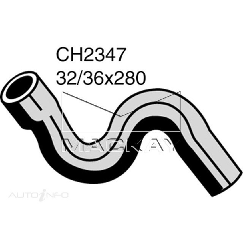 Mackay Radiator Upper Hose For BMW 318i E21 1.8L Petrol Manual/Auto CH2347