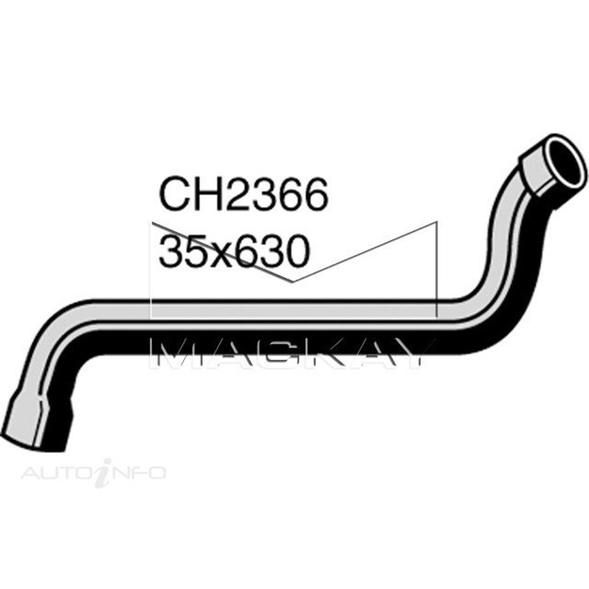 Mackay Radiator Lower Hose For BMW 525E E28 2.7L Petrol Manual/Auto CH2366