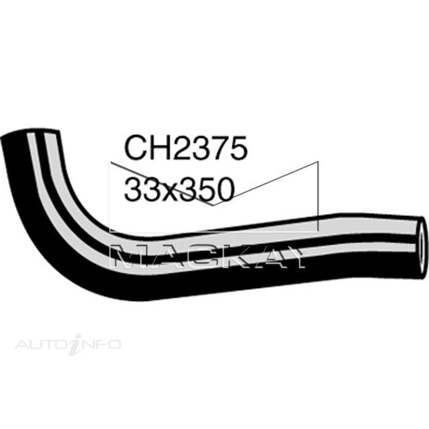 Mackay CH2375 Radiator Lower Hose For BMW 318i E30 1.8L I4 Petrol Manual/Auto