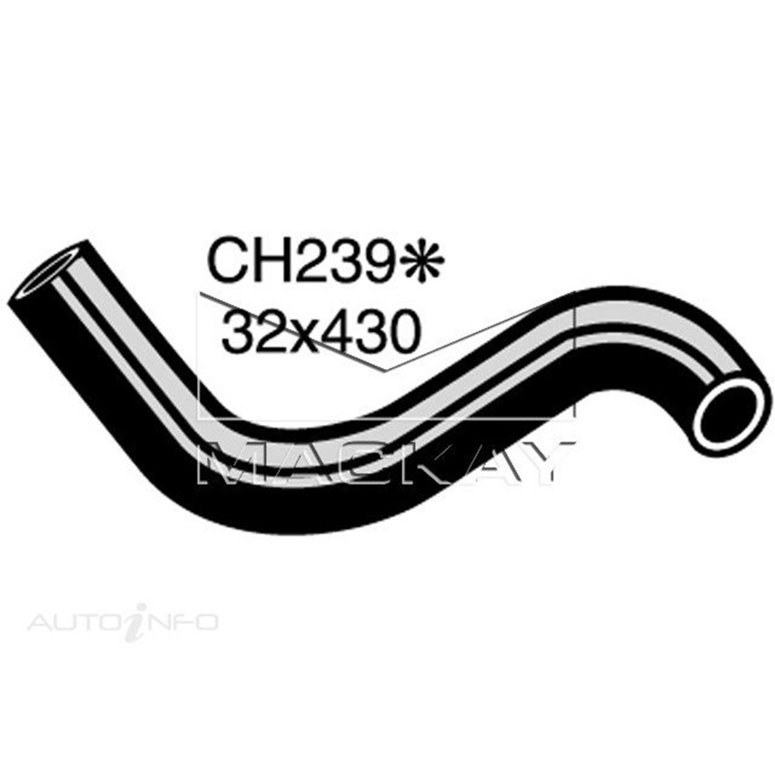 Mackay CH239 Radiator Lower Hose For Holden 48 Sedan 48 2.2L I6 Ptl Manual/Auto