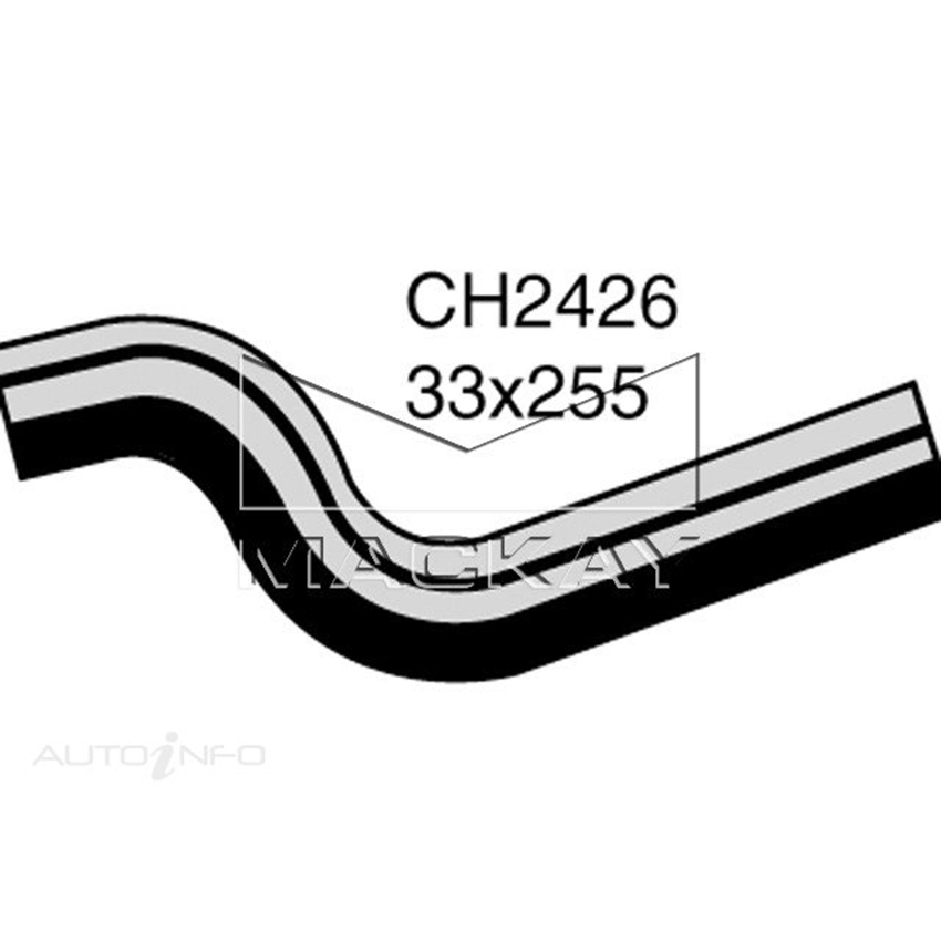 Mackay CH2426 Radiator Lower Hose For Toyota Hilux Rn85R 2.4L I4 Petrol Manual