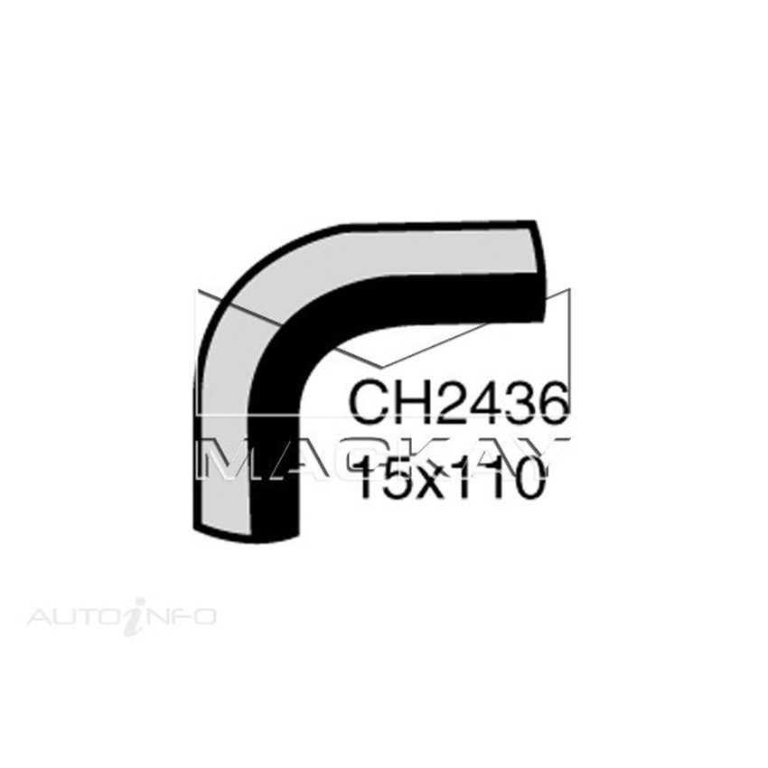 Mackay Heater Hose For Nissan Patrol GQ 2.8L Turbo Diesel Manual & Auto CH2436