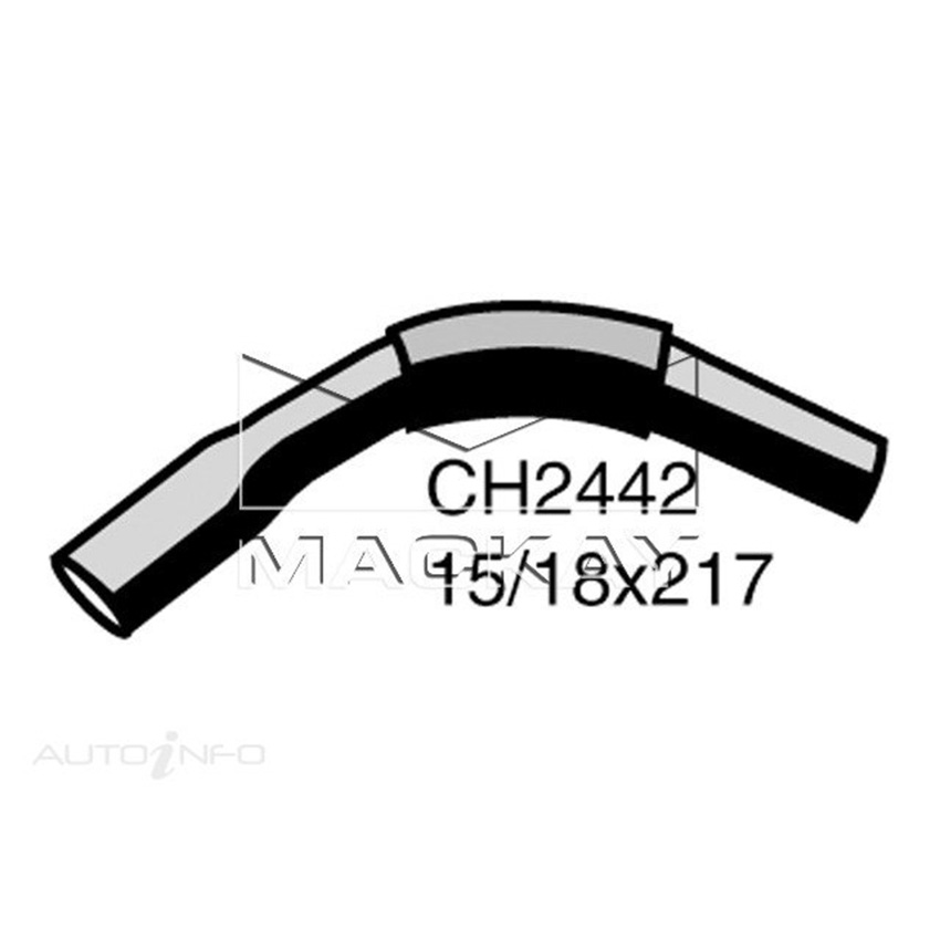 Mackay Heater Hose For Holden Rodeo TF 3.2L V6 Petrol Manual / Auto  CH2442