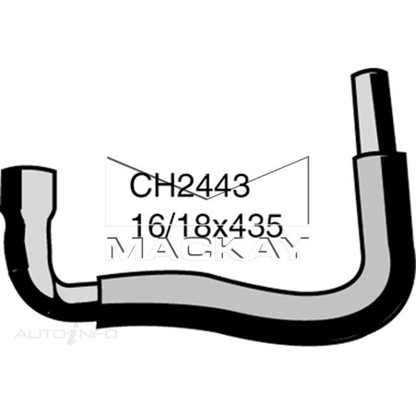 CH2443 Heater Hose for Holden Rodeo TF 3.2L V6 Petrol Manual / Auto Mackay