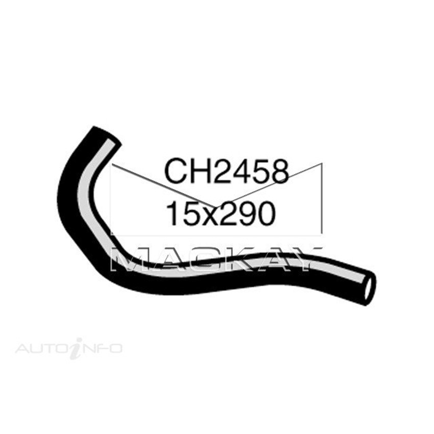 CH2458 Heater Hose for Holden Jackaroo U8 3.0L I4 Turbo Diesel Manual / Auto