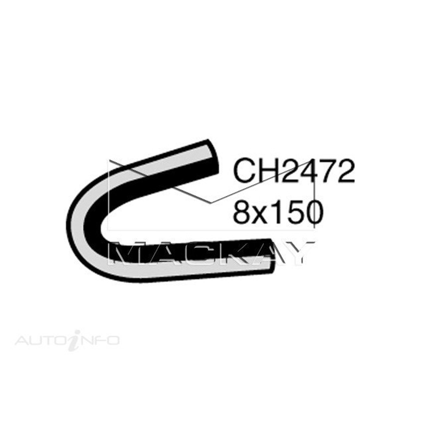 Mackay Engine By Pass Hose For Mazda E2000 . 2.0L Petrol Manual / Auto  CH2472