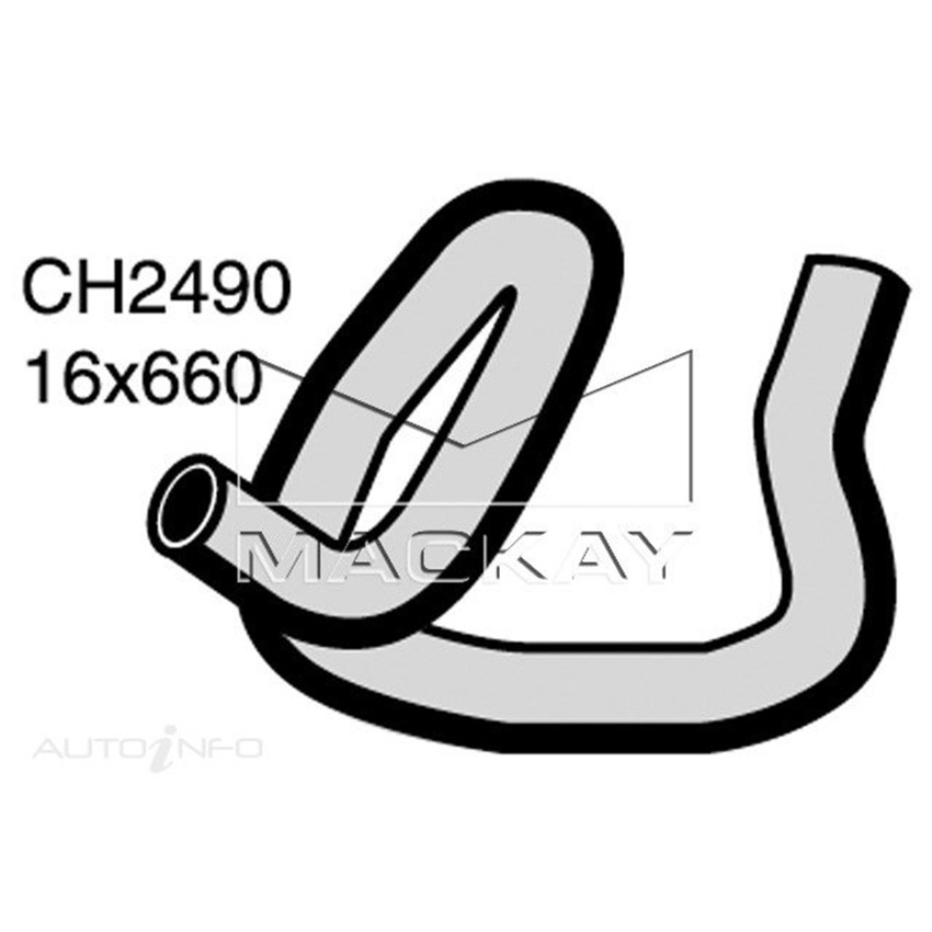Mackay Heater Hose For Volvo 700900 4 Cyl  CH2490