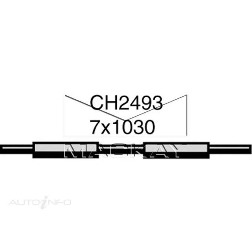 Mackay Coolant Recovery Tank Hose For Holden Rodeo TF 3.2L V6 Petrol Manual/Auto