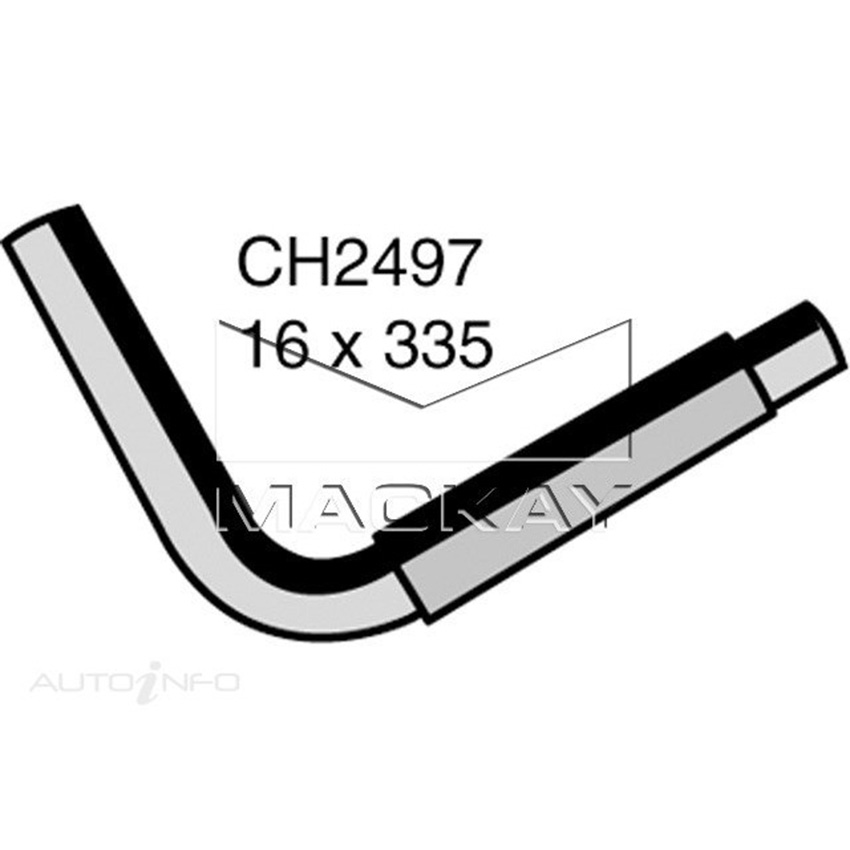 Mackay Heater Hose For Toyota LandCruiser FJ80R 4.0L Petrol Manual & Auto