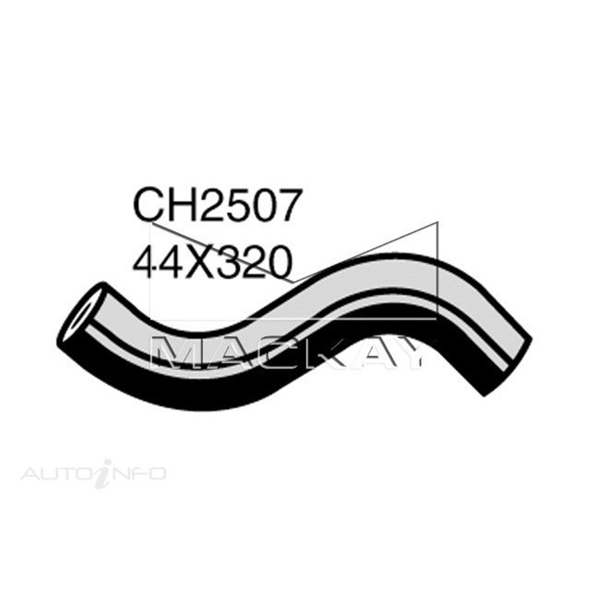 Mackay CH2507 Radiator LW Hose For Ford Fairlane NC 4.9L V8 Petrol Manual & Auto