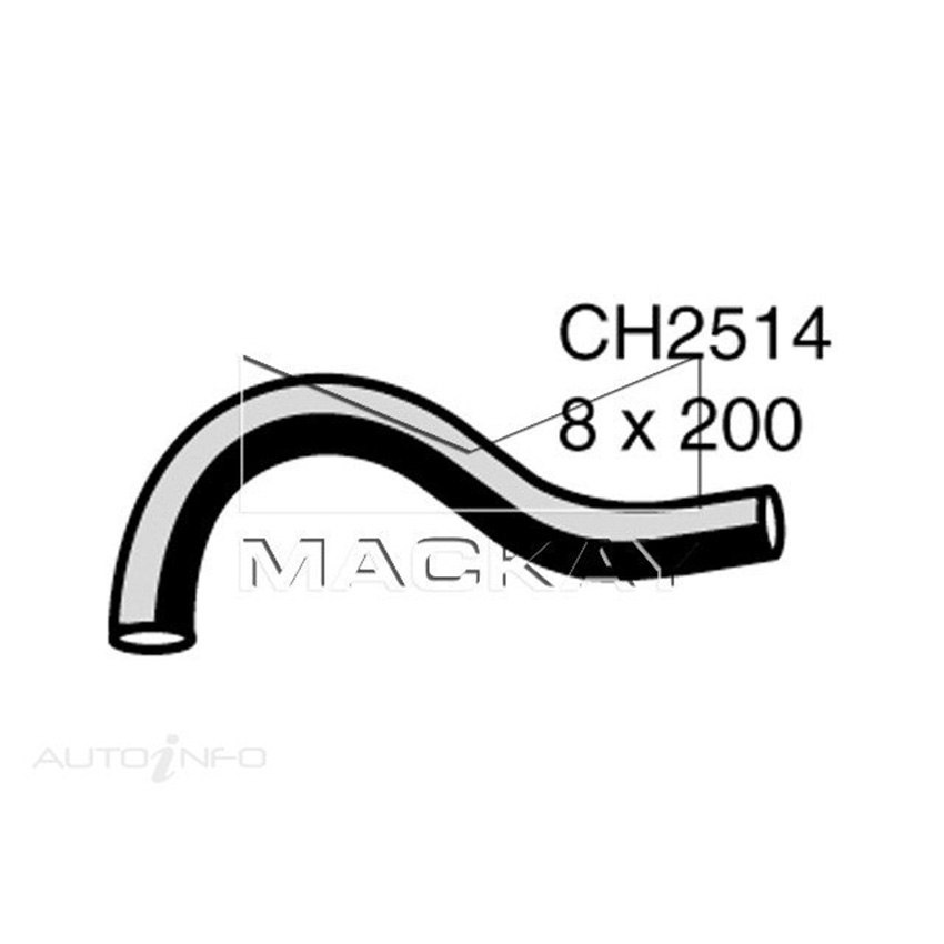 Mackay Engine By Pass Hose For Mitsubishi Magna TP 2.6L Petrol Manual / Auto