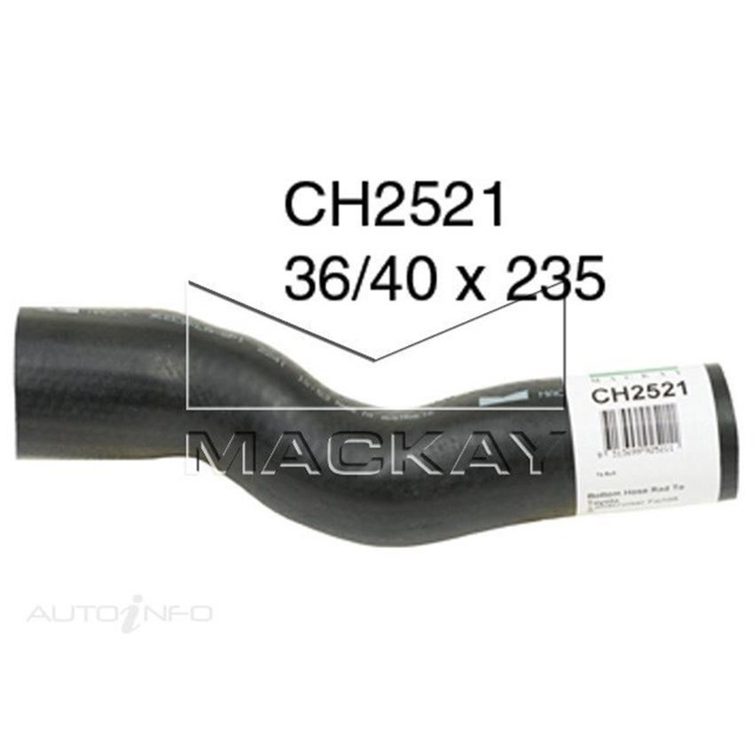  CH2521 Radiator Lower Hose For Toyota LandCruiser FZJ105R 4.5L I6 Ptl Manual