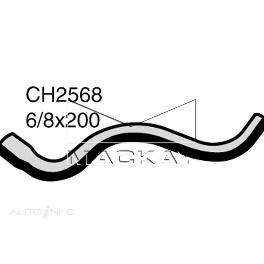 Engine By Pass Hose for Mazda B2600 . 2.6L I4 Petrol Manual / Auto Mackay