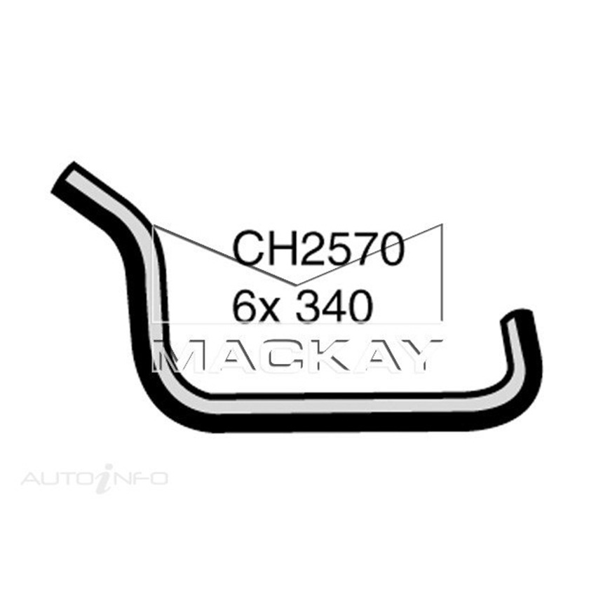 Mackay Engine By Pass Hose For Mazda B2600 . 2.6L Petrol Manual / Auto  CH2570