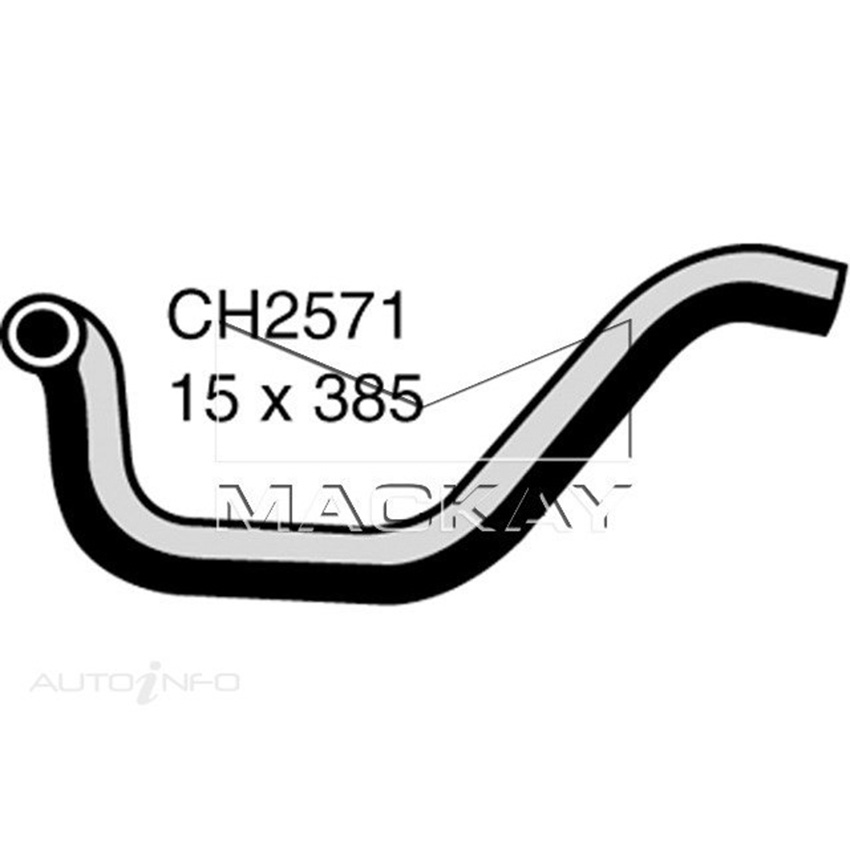 CH2571 Heater Hose for Mazda B2600 . 2.6L I4 Petrol Manual / Auto Mackay